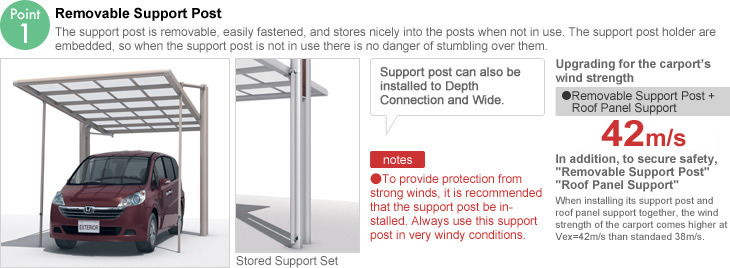 Removable Support Post