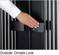 Outside: Dimple Lock