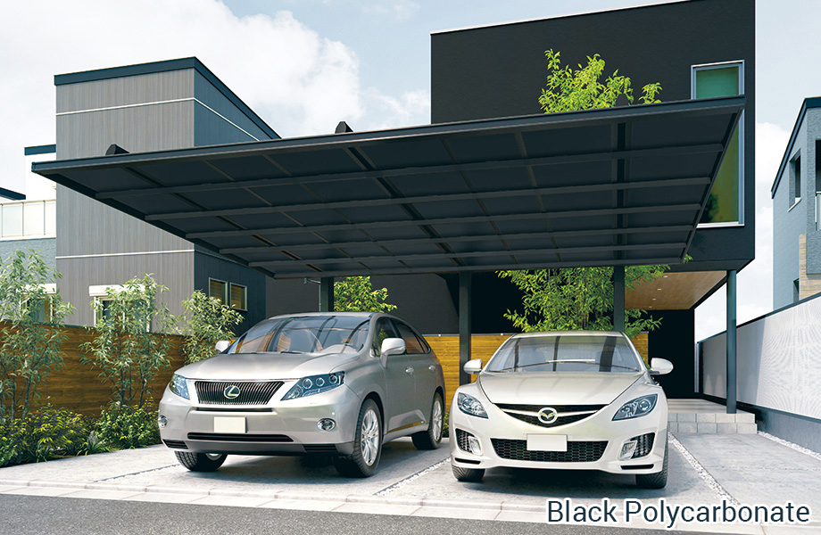 Roof panel Black Polycarbonate