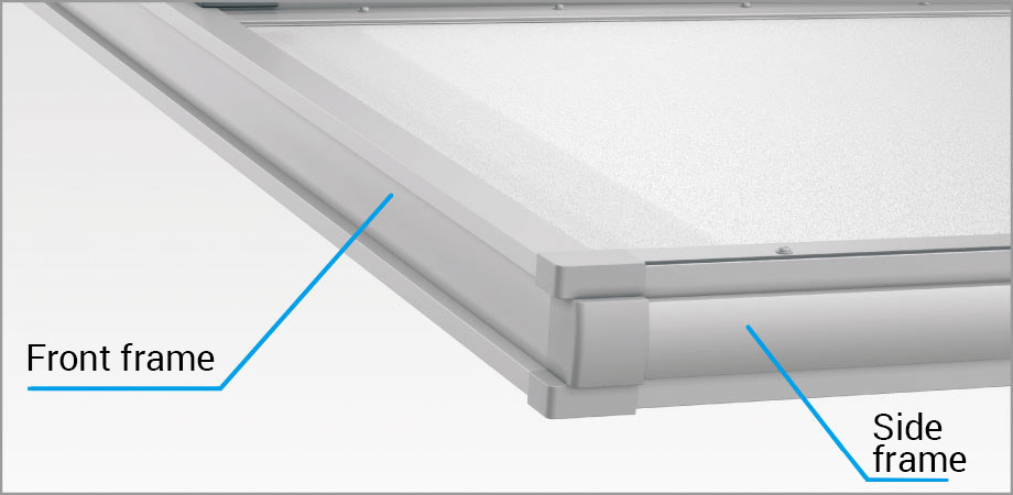 Front frame Side frame