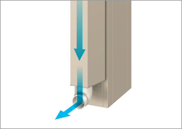 Rain gutter: Post part
