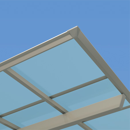 Heat protection polycarbonate SI (Clear Matt)