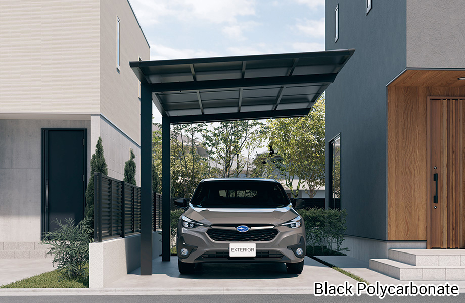 Roof panel Black Polycarbonate