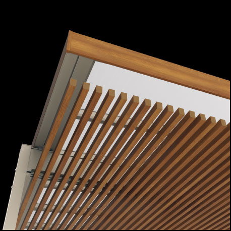 Laminate roof frame