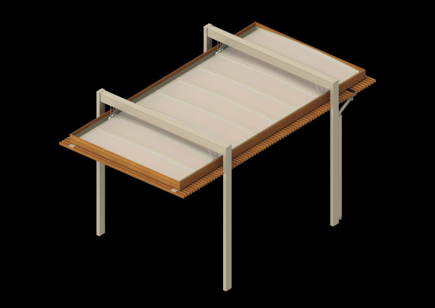 Hanging roof type