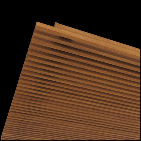 Laminate roof frame
