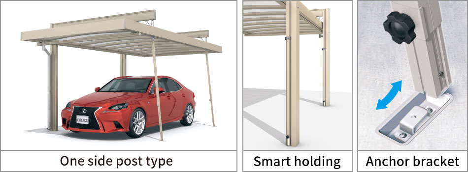 Removable posts support