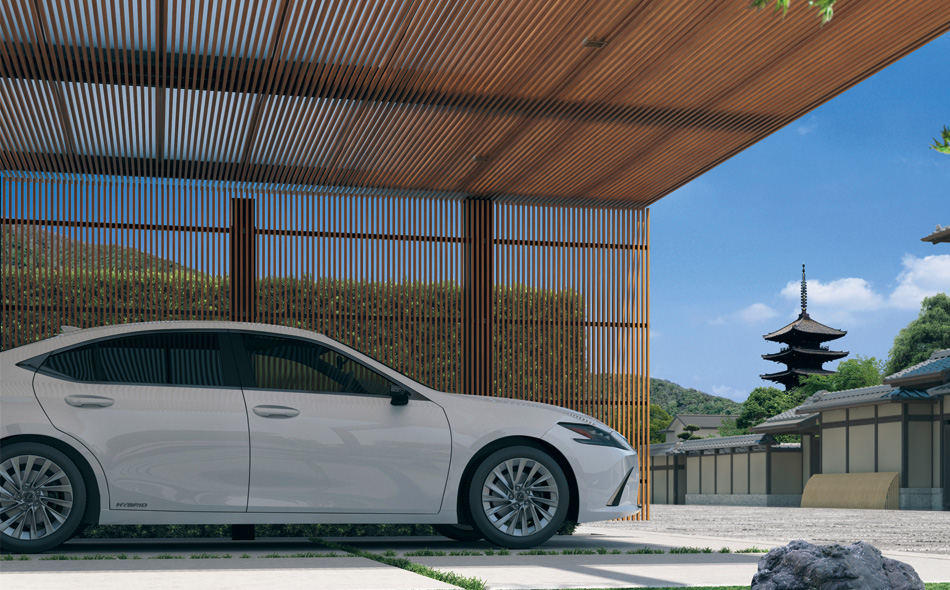 Vertical Lattice Screen