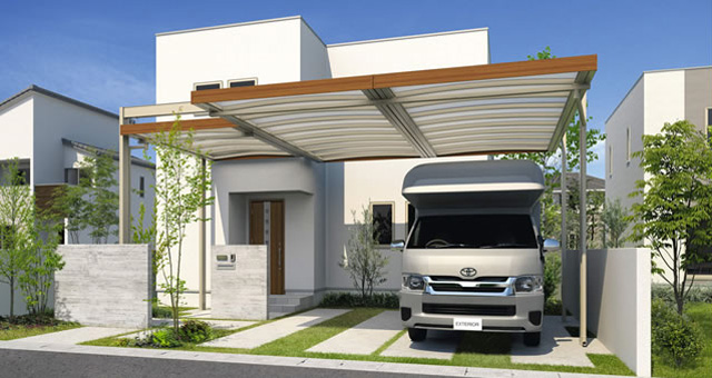 Standard roof / Hanging type (both sides post stand)