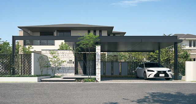 Premium roof / Hanging roof (both sides post stand) type