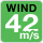 WIND 42m/s